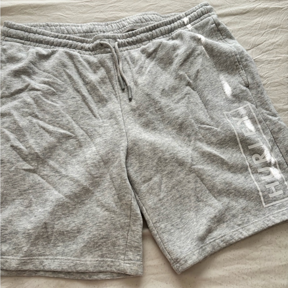 Hurley Men's Athletic Light Gray Shorts